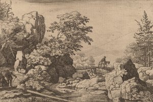 فارس على الجسر ، ربما ج. 16451656. بواسطة ألارت فان إيفردنغن