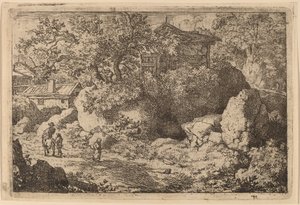 فلاح على ظهور الخيل بواسطة Allart van Everdingen