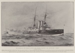 حائز الرقم القياسي العالمي لممارسة المدفعية ، HM Battle-Ship Ocean بواسطة ألما كلود بيرلتون كول