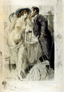 رسم توضيحي للمري لوبيل-ريتشي (لوبيل ريتشي) (1880-1950) عام 1926 لـ "Le Journal d
