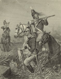 مناوشات لي الفرسان في معركة غيلفورد ، 1858 بواسطة ألونزو تشابل