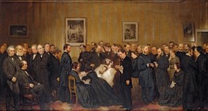 وفاة لينكولن ، 1868 بواسطة Alonzo Chappel