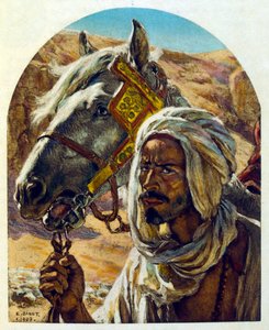 رسم توضيحي لـ"دينيه" من "السراب" مشاهد من الحياة العربية. 1906. رسوم إيتيان دينيه من كتاب "السراب، مشاهد من الحياة العربية" مع تعليق لسلمان بن إبراهيم بامر. وُلد نصر الدين دينيه باسم ألفونس-إتيان دينيه؛ (1861-1929) كان فرين