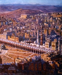 منظر لمكة 1918 م