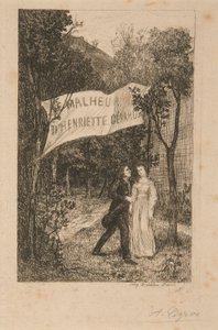 2 رسوم توضيحية لـ Le Malheur د بواسطة ألفونس ليجروس