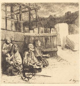 المتسولين الإنجليز المتسولين الإنجليز ، 1875. بواسطة ألفونس ليجروس