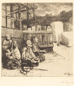 المتسولين الإنجليز المتسولين الإنجليز ، 1875. بواسطة ألفونس ليجروس