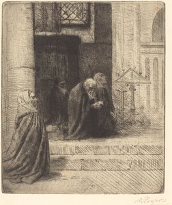 داخل كنيسة Interieur d'eglise. بواسطة ألفونس ليجروس
