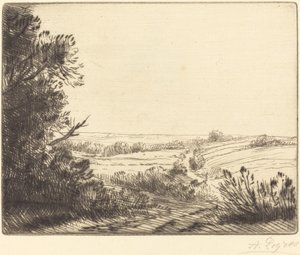 المناظر الطبيعية: الطريق إلى هورفيل (Paysage: Chemin d'Horville) بواسطة ألفونس ليجروس