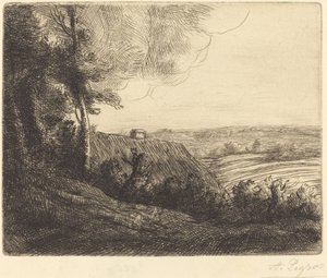 المناظر الطبيعية: الطريق إلى Horville Paysage: Chemin d'Horville. بواسطة ألفونس ليجروس