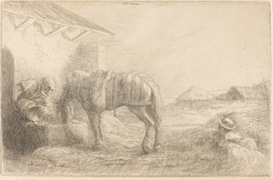 رجل يسقي حصان رجل يسقي حصان. بواسطة ألفونس ليجروس