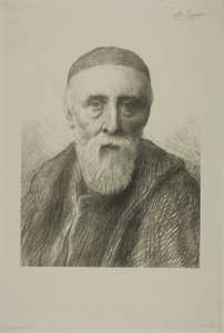 صورة GF Watts ، RA ، اللوحة الثانية بواسطة Alphonse Legros