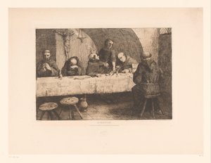 غرفة طعام مع رهبان صلاة Le réfectoire (العنوان على الكائن) بواسطة كادارت وإف شوفالييه