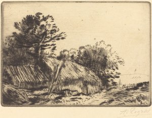 مشهد ريفي بواسطة Alphonse Legros