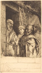 القديس بطرس والقديس بولس عند باب Bonhomme Misere Saint Pierre et Saint .... بواسطة ألفونس ليجروس