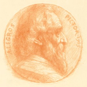 بورتريه ذاتي ، ميدالية ، رقم 2 ، اللوحة الحادية عشر بواسطة Alphonse Legros