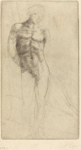 دراسة شخصية عارية Etude de figure nue. بواسطة ألفونس ليجروس