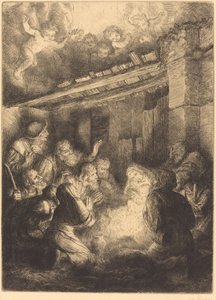 عشق الرعاة L'adoration des bergers. بواسطة ألفونس ليجروس