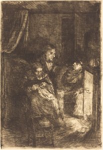 الموقد (لو فوير) بواسطة Alphonse Legros