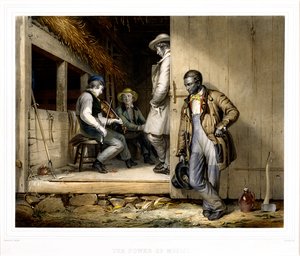 قوة الموسيقى ، 1848 (الطباعة الحجرية الملونة)