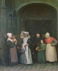 دار اللجوء ، حوالي 1840 بواسطة ألفونس لويس بيير تريموليه
