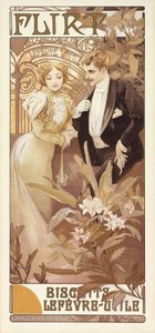 اللعوب ، 1895-1900 (لون ليثو) بواسطة ألفونس موشا