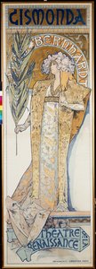 Gismonda ، مسرح عصر النهضة ، 1894 بواسطة Alphonse Mucha