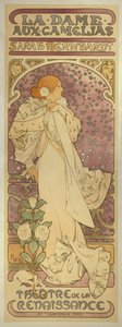 "La Dame aux Camélias" مع سارة برنهارد بواسطة ألفونس موشا