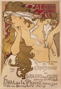 صالون السنت 1896 بواسطة ألفونس موشا