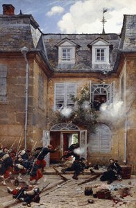 هجوم مفاجئ ، ميتز ، 1884 بواسطة ألفونس ماري دي نوفيل
