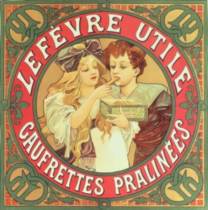 رقائق Lefèvre-Utile - Praline بواسطة ألفونس موشا