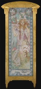 Maude Adams كـ Joan of Arc ، 1909 بواسطة ألفونس موشا