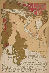 صالون - ديس - سنت. فرنسا ، باريس ، 1896 بواسطة ألفونس موشا