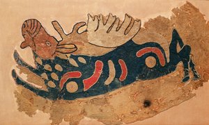 الأيائل ، جزء من غطاء السرج (شعر)