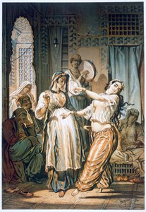 الراقصة المصرية بالقاهرة 1862
