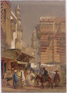 يوم السوق في المعز بالله ، القاهرة القديمة 1862