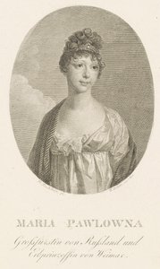 دوقة روسيا الكبرى ماريا بافلوفنا 1786-1859 ، دوقة ساكس-فايمار-إيزيناتش الكبرى ، 1808. بواسطة أماديوس وينزل بوم