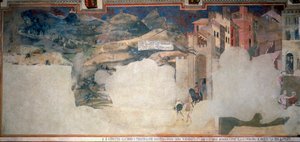 رمزية الحكومة السيئة ، تفاصيل من Sala della Pace في Palazzo Pubblico ، سيينا بواسطة أمبروجيو لورنزيتي