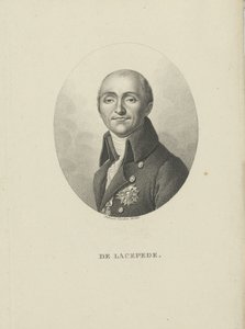 برنارد جيرمان إتيان دي لا فيل سور إيلون ، عدد Lacépède 1756-1815 ، ج. 1810. بواسطة أمبرواز تارديو