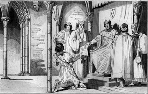 في عام 1327 ، قام تشارلز الرابع بيل (1294-1328) بإقامة عهد بوربون لصالح ابن روبرت دي كليرمون وحفيد سانت لويس لويس الأول. بواسطة أمبرواز تارديو