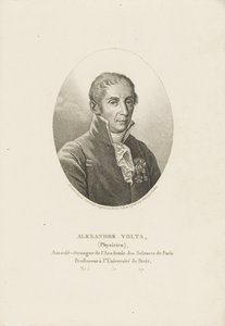صورة اليساندرو فولتا 1745-1827 ، كاليفورنيا 1820. بواسطة أمبرواز تارديو