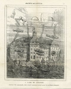 رسم توضيحي لشام (1819-1879) في لو شاريفاري بواسطة أميدي دي نوي (شام)
