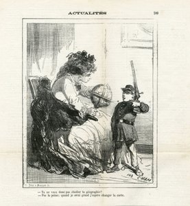 رسم توضيحي لشام (1819-1879) في لو شاريفاري بواسطة أميدي دي نوي (شام)