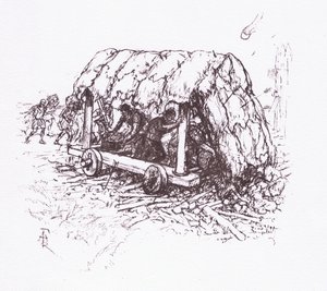 السلحفاة ، آلة ميدانية ، رسم توضيحي للجندي الروماني ، 1928