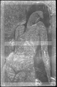 أنثى عارية، حوالي عام 1916 (أشعة سينية) بواسطة أميديو موديجلياني