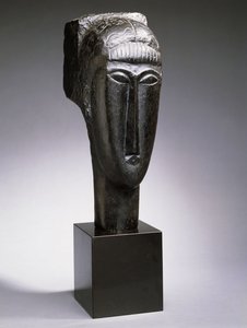 رأس امرأة ذات هامش ؛ Tete de Femme a la Frange ، 1912 بواسطة أميديو موديجلياني