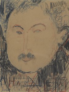 صورة لأدولف باسلر ، c. 1916 (conté crayon) بواسطة أميديو موديجلياني