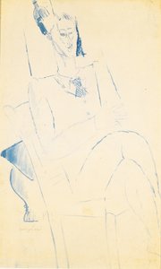 صورة جان كوكتو ، ج. 1916 بواسطة أميديو موديجلياني