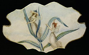 ثرثرة الجنية حوالي 1860 (ألوان مائية وقلم رصاص على ورق) بواسطة أميليا جين موراي