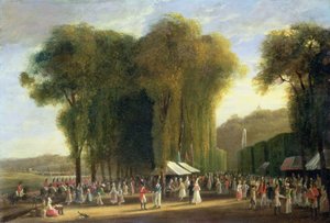 Fête de Fete في St. Cloud: القوات البريطانية في الخدمة ، سبتمبر 1815 (لوحة)